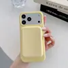 Bolsa para Monedas de Silicona, Simple y Potente Estuche para Teléfono tipo Líquido Magnético Magsafe Adecuado para Iphone18/1716