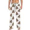 Pantalones de pijama de algodón imitación con estampado 3D, europeos y americanos, transfronterizos, casuales para el hogar, para hombre y mujer, con cordón, bolsillo lateral con solapa, pantalones para el hogar, pantalones