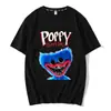 Poppy playtime poppy game time Camiseta talla europea para hombre y mujer casual pareja holgada de algodón camiseta de verano
