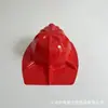 Halloween Pvc Blister Material Chapéu Vermelho de Aviso de Fogo Chapéu de Bombeiro Chapéu de Brinquedo para Crianças Festa Festa Venda Direta da Fábrica