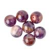 Cristal Fantasma Natural Morado Transfronterizo Cuentas Sueltas Cuentas Redondas DIY Pulsera Aurora de Cuentas Múltiples Collar Accesorios para Mujer
