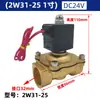 Válvula de Solenoide de Dos Posiciones y Dos Vías 2W31-15 Válvula de Agua 2W31-20 Válvula de Aire Tipo Antivaho Hilo Impermeable 2W31-25