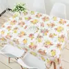 Mantel, Mantel de Plástico para Mesa de Comedor sin Lavado, Mantel Rectangular para Sala de Estar y Mesa de Café, Cubierta de Mesa