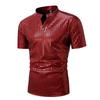 Comercio Exterior Transfronterizo Nueva Camiseta de Manga Corta Brillante para Hombre Ropa Cosplay Fiesta Disco Hombres