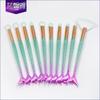 Explosiones 10 pincel de ojos de sirena pincel de maquillaje de sombra de ojos de pez pequeño juego de pinceles de maquillaje de belleza fabricantes de herramientas de maquillaje
