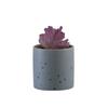 Vaso de Flor Cerâmico Cilíndrico Personalizado Meio Esmalte Speckle Barato Atacado Decoração de Jardinagem Vaso de Flor Suculenta Casamento Decoração de Casa Vaso de Flor Cerâmico