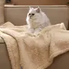 Manta para Mascotas de Terciopelo de Algodón Shu Doble Cara Popular en Amazon para Perros Teddy Golden Retriever Gatos y Perros Alfombrilla Manta para Todas las Estaciones