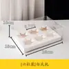 Caixa de cupcakes transparente de PET caixa de presente embalagem embalagem de alimentos suporte de papel para bolo de panificação fabricantes atacado