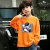 Camiseta base de algodón puro para niños, fina, para primavera y otoño, modelo nuevo 2026, camiseta de manga larga para niños súper elegante
