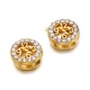Novas Contas Espaçadoras Francesas de Alta Qualidade Cravejadas com Diamantes Aço Inoxidável Revestido a Vácuo Cor Duradoura Espaçador Cristal Material para Miçangas DIY