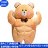 Boneca de Veludo Rpet Transfronteiriça Boneca Urso Musculoso Anime Brinquedo Urso Musculoso Rpet Personalização Fábrica