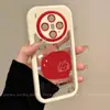 Adecuado para funda de teléfono móvil Vivox300 Funda de dibujos animados Transparente Diseño Vivox300Pro Nicho Línea Apple Gato