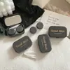Estuche para Lentes de Contacto con Tapa Antitorsión de Aspecto de Alta Gama, Compañero Portátil Todo en Uno para Almacenamiento y Cuidado de Múltiples Lentes, Caja de Lentes de Belleza de Doble Uso