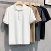 Camisa Polo de Veludo Cotelê de Manga Curta com Lapela para Homens 2026, Confortável e Estilosa, Respirável, Slim Fit para o Verão