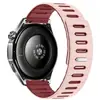 Correa de Reloj Magnética de Silicona Bicolor Rayada de 22 mm Compatible con Huawei Watch GT7 GT6 GT5 Pulsera Samsung