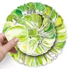 50 Peças de Adesivos de Cartoon de Repolho Vegetal Verde Comida Folhas Verdes Impermeável Decorativo Caderno Adesivos Guka Atacado