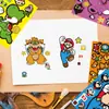 Pegatinas Transfronterizas de Super Mario Pegatinas de Dibujos Animados para Niños Pegatinas de Juego Animado Personalización de Papelería Linda para Manualidades