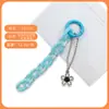 Llavero Colgante Cadena Arcoíris Creativo Colgante Pequeño Fresco Dopamina Accesorios DIY Cubierta de Auriculares Colgante para Pareja