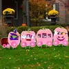 Estacas de chão de abóbora de Halloween mais vendidas internacionalmente com rostos de fantasmas, esqueletos, fantasmas, gatos pretos e trenzinhos para decoração de quintal ao ar livre