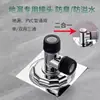 Tubo de drenagem de máquina de lavar três vias ralo de piso conector de dreno duplo tubo de drenagem dois em um anti-odor anti-transbordamento