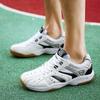 Tênis de Badminton Masculino e Feminino de Solado Rígido Color Block para Outono, Tênis de Tênis Modernos, Tênis Estilosos Estampados