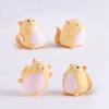 Chaveiro mochila bonito gato gordo pequeno animal pingente dos desenhos animados pequeno gato laranja pequeno truque gato PVC plástico pequenos ornamentos