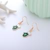 Aretes de Navidad Aretes de botón de Navidad Copo de nieve Año Nuevo Dibujos animados Árbol de Navidad Aretes colgantes Lote mixto Elementos navideños