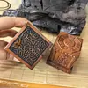 Sello de madera de azufaifo alcanzado por un rayo 6cm Sello, enviado desde Longhushan, suministros taoístas, sello tesoro de maestro taoísta, sello de madera de azufaifo exquisitamente tallado