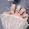 Flor de cinco pétalas joia de unha gelo transparente tridimensional flor rosa amarela verão amarelo limão flor pequena acessórios para unhas