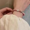 Pulsera de Floración Más Vendida con Variedad de Flores, Nuevo Estilo Chino Dulce y Femenino Orquídea Campanilla, Regalo de Alta Gama para Mejor Amiga o Novia