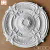 Francês PU placa de lâmpada simples teto redondo forma de teto piscina lustre base suporte da lâmpada imitação de gesso disco placa de flor