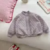 Conjunto de Ropa para Niñas Otoño e Invierno Estilo Nuevo Sudadera Acolchada de Algodón para Niños Set de Dos Piezas con Bordes Fruncidos para Niños Mayores