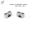 Venta Directa al por Mayor Tapones para los Oídos de Acero Inoxidable, Tapones Auditivos, Hebillas Cuadradas de Mariposa, Tapones Dorados para los Oídos, Pendientes, Accesorios para Pendientes, DIY Hecho a Mano