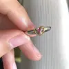 Hermoso anillo de amor para niña, femenino, suave, dulce, diseño de nicho, de alto sentido, anillo ajustable