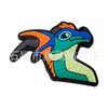 Dragón de ala de fuego pajita PETG pajita en espiral pajita de dibujos animados parche de pegatina de pajita accesorios decorativos de codo de grado alimenticio