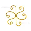 Soporte metálico para plantas de venta cruzada, soporte para flores, vara de soporte para plantas verdes, soporte anticaída, estabilizador de plantas