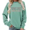 Probablemente Hambre Siempre Frío Estampado Cuello Redondo Sudadera para Mujer Otoño e Invierno Amazon