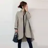 Comercio Electrónico Transfronterizo Ropa de Mujer Europea y Americana Otoño 2026 Nuevo Estilo Estilo Japonés y Coreano Chaqueta Holgada Cuello Redondo Cremallera Cortavientos Casual