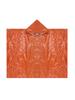 Impermeable de emergencia para acampar al aire libre, resistente al frío, con película de aluminio, cálido, impermeable, para emergencias, capa, impermeable portátil, disponible