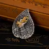 Pingente de mão étnico retrô de moda banhado a ouro e prata, pilão de diamante incrustado, produto popular transfronteiriço