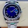 Aliexpress Laojia Azúcar Negro Hielo Serie Dd Semana Esfera con Números Romanos Reloj Mecánico Automático para Hombre