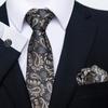 Traje de Boda para Hombre Nuevo de Fábrica 2025 con Estampado Paisley, Solapa de Bolsillo en la Chaqueta, Pantalones, Puño Cuadrado, Traje, Gran Cantidad en Stock