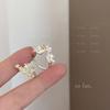 Corea del Sur Anillo de flor súper hada diseño nicho femenino exquisito de alta gama nuevo anillo abierto ajustable anillo