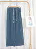 Pantalones de Casa Otoño e Invierno, Pantalones de Dormir Térmicos de Doble Cara para Mujer, Pantalones Rectos Sueltos, Pantalones Cálidos Casuales, Pantalones a Cuadros para Mamá para Uso al Aire Libre