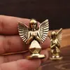 Ángel Guardián de Latón Transfronterizo Artesanía de Latón Adorno 3D de Escritorio Estatua Pequeña de Escritorio para Oficina
