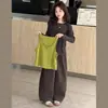 Conjunto de Otoño Estilo Coreano para Niñas 2026 Nuevo Súper Lindo Elegante Moderno Conjunto de Tres Piezas Ropa de Otoño para Niñas