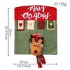 Decoraciones de Navidad, Fundas para Sillas con Sombreros, Fundas para Taburetes, Fundas para Sillas de Muñeca, Decoración para el Hogar Europea y Americana, Mini Bufandas de Navidad