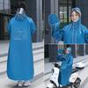 Impermeable Largo para Mujer, a Prueba de Tormentas de Cuerpo Completo, para Patinetas Eléctricas, de una Persona, de una Pieza, Poncho de Lluvia para Adultos, Impermeable y Transpirable