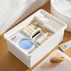 Caja de almacenamiento artefacto de dormitorio caja de almacenamiento de juguetes para niños caja de almacenamiento debajo de la cama cesta de almacenamiento de plástico una generación de cabello