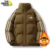 Jaqueta Masculina Casual Moda Multi-Color Opcional Gola Alta Inverno Algodão Outono Estilo Americano Mais Vendido Grossa Quente Casaco de Algodão